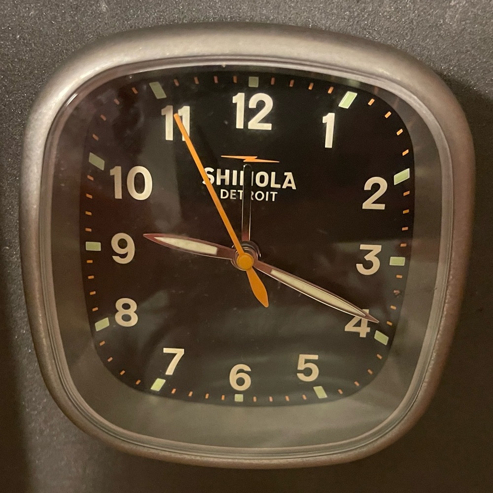 Shinola Guardian Travel Alarm Clock [Discontinued]